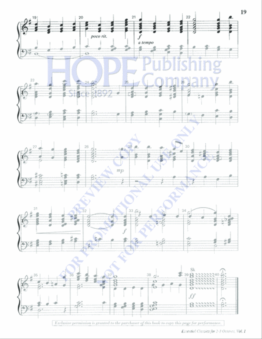 Essential Classics for 2-3 Octaves, Vol. 1 (Reproducible) 3-Octaves scores gallery preview page 21