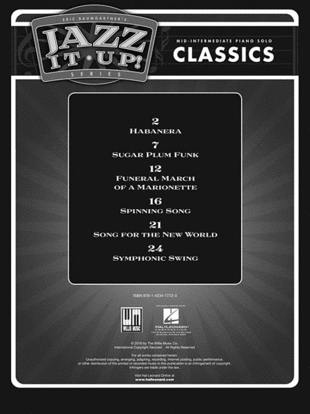 Eric Baumgartner's Jazz It Up! - Classics - Bk/CD image number null