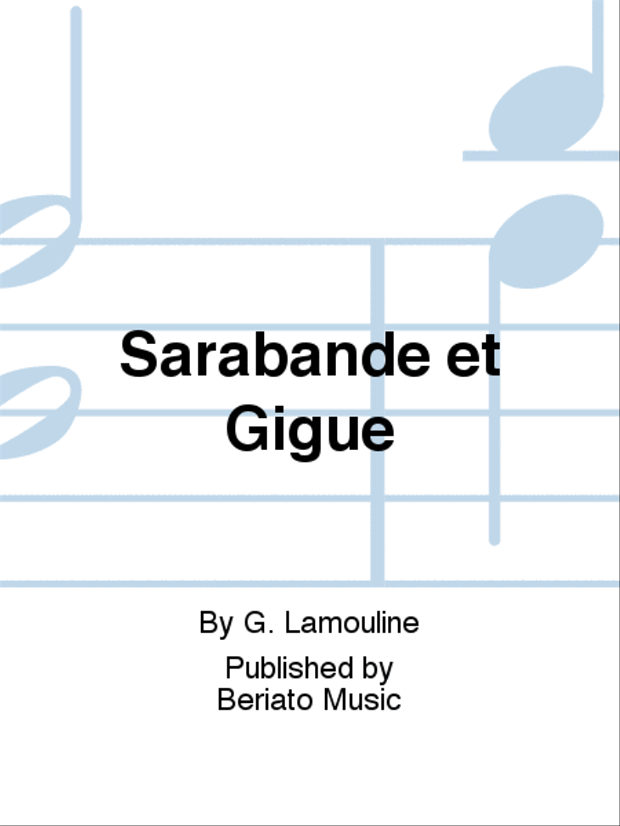 Sarabande et Gigue Flute Solo scores gallery preview page 1