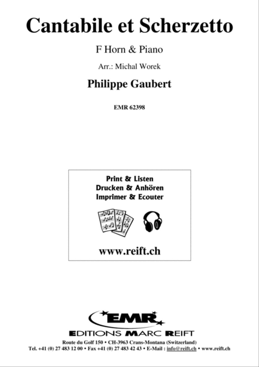 Cantabile et Scherzetto Cantabile et Scherzetto Horn scores gallery preview page 2