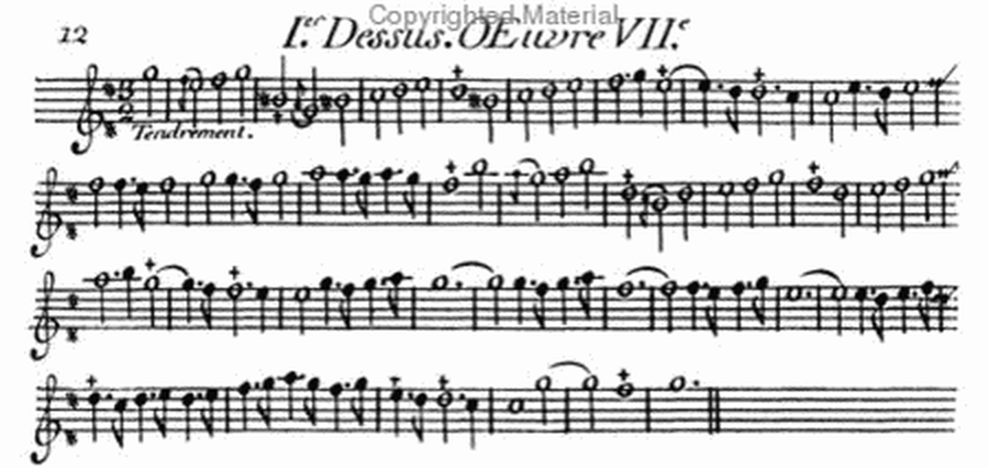 Trio Sonatas - Opus VII for three flutes without bass