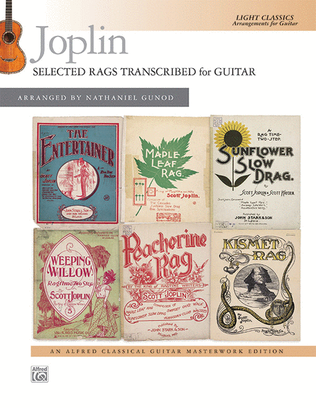 Book cover for Joplin -- Selected Rags Transcribed for Guitar