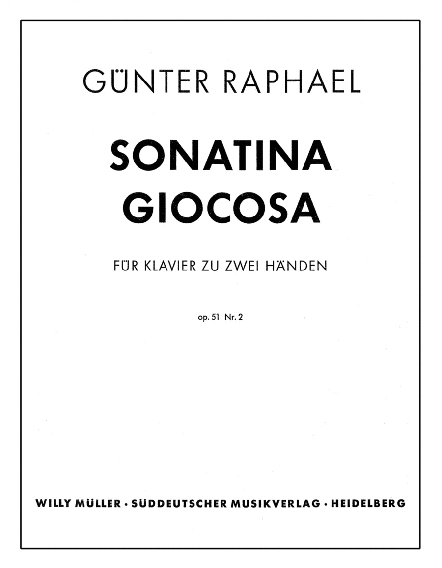 Sonatina giocosa (1944), op. 51,2
