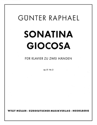 Book cover for Sonatina giocosa (1944), op. 51,2