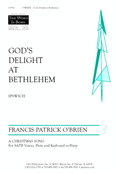 God's Delight at Bethlehem - Harp edition