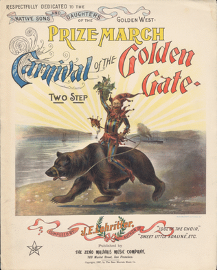 Book cover for Carnival of the Golden Gate. Two Step. Prize March