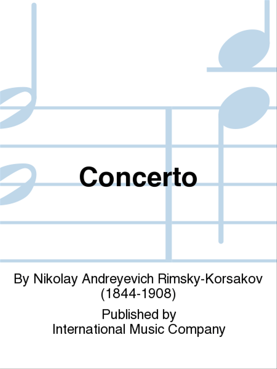 Concerto Concerto Piano Accompaniment scores gallery preview page 1