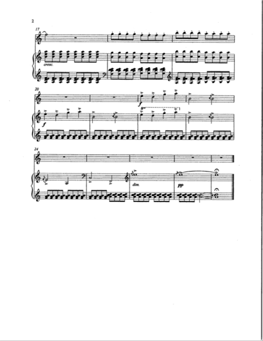 Sonatine for Oboe and Piano Woodwind Duet scores gallery preview page 2
