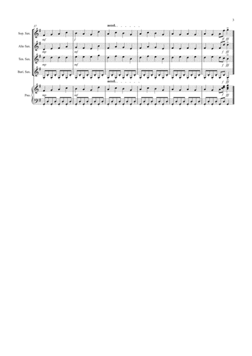 Trepak (Fantasia from Nutcracker) for Saxophone Quartet image number null