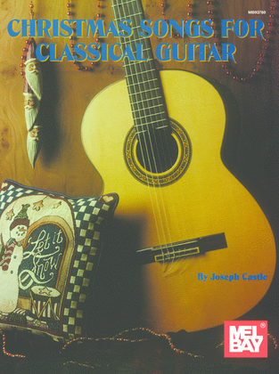 Book cover for Christmas Songs for Classical Guitar