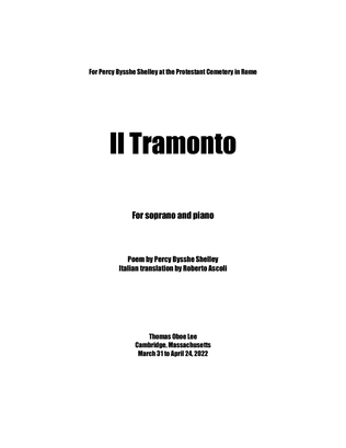 Il Tramonto ... Shelley-Ascoli (2022) full score