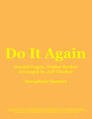 Book cover for Do It Again