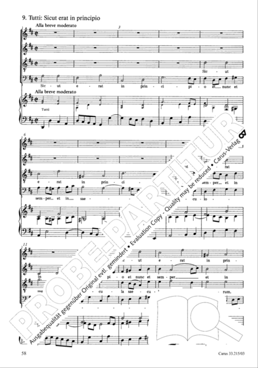 Magnificat Magnificat 4-Part scores gallery preview page 59