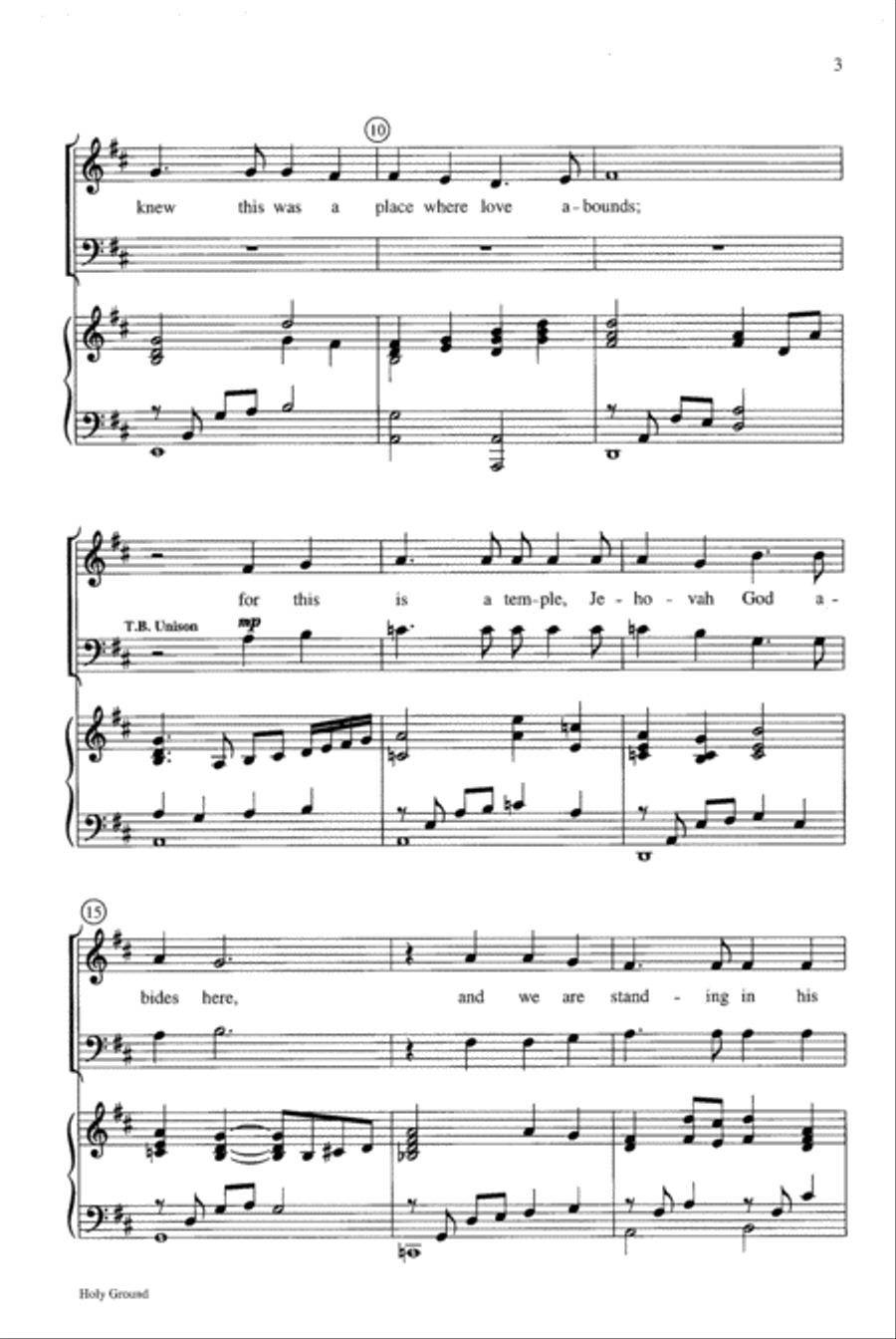 Holy Ground 4-Part scores gallery preview page 3