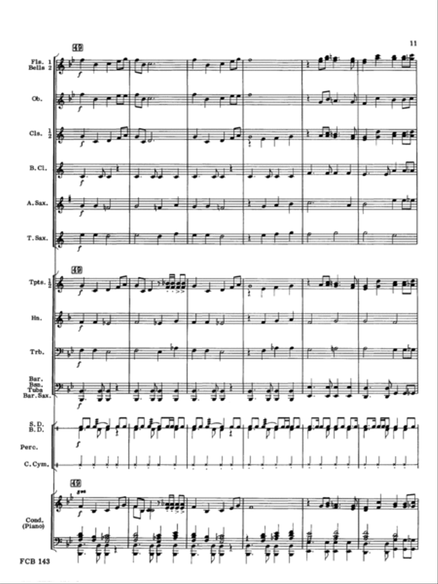 Olympic Spirit Olympic Spirit Concert Band scores gallery preview page 11