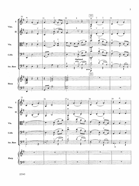 The Lover's Waltz: Score