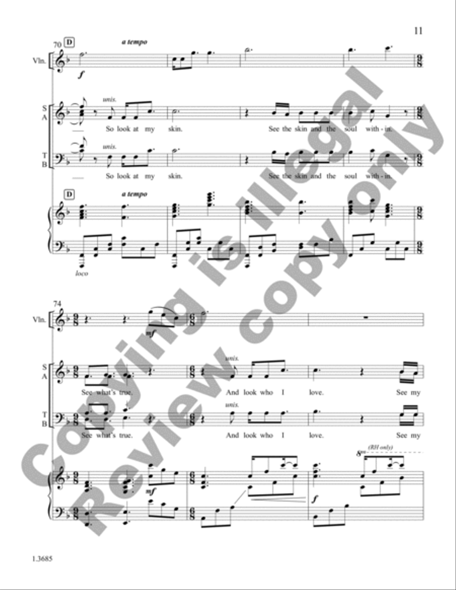 All of Me (Choral Score) All of Me (Choral Score) 4-Part scores gallery preview page 11