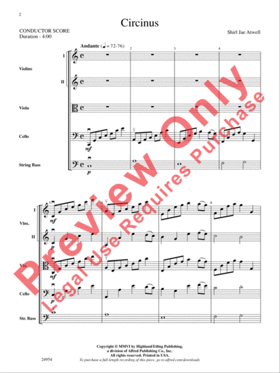 Circinus Circinus String Orchestra scores gallery preview page 3
