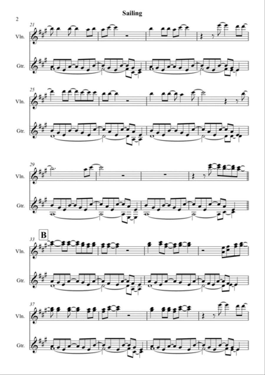 Sailing String Duet scores gallery preview page 2