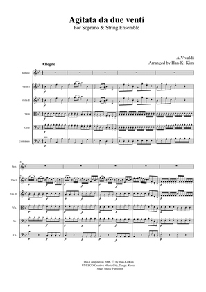 Agitata da due venti (For Sop. and Strings)