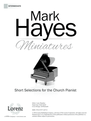 Book cover for Mark Hayes Miniatures (Digital Delivery)