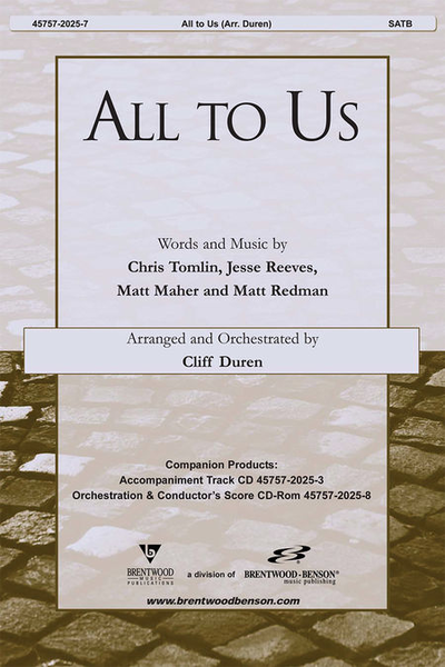 All To Us (Orchestra Parts and Conductor's Score, CD-ROM)
