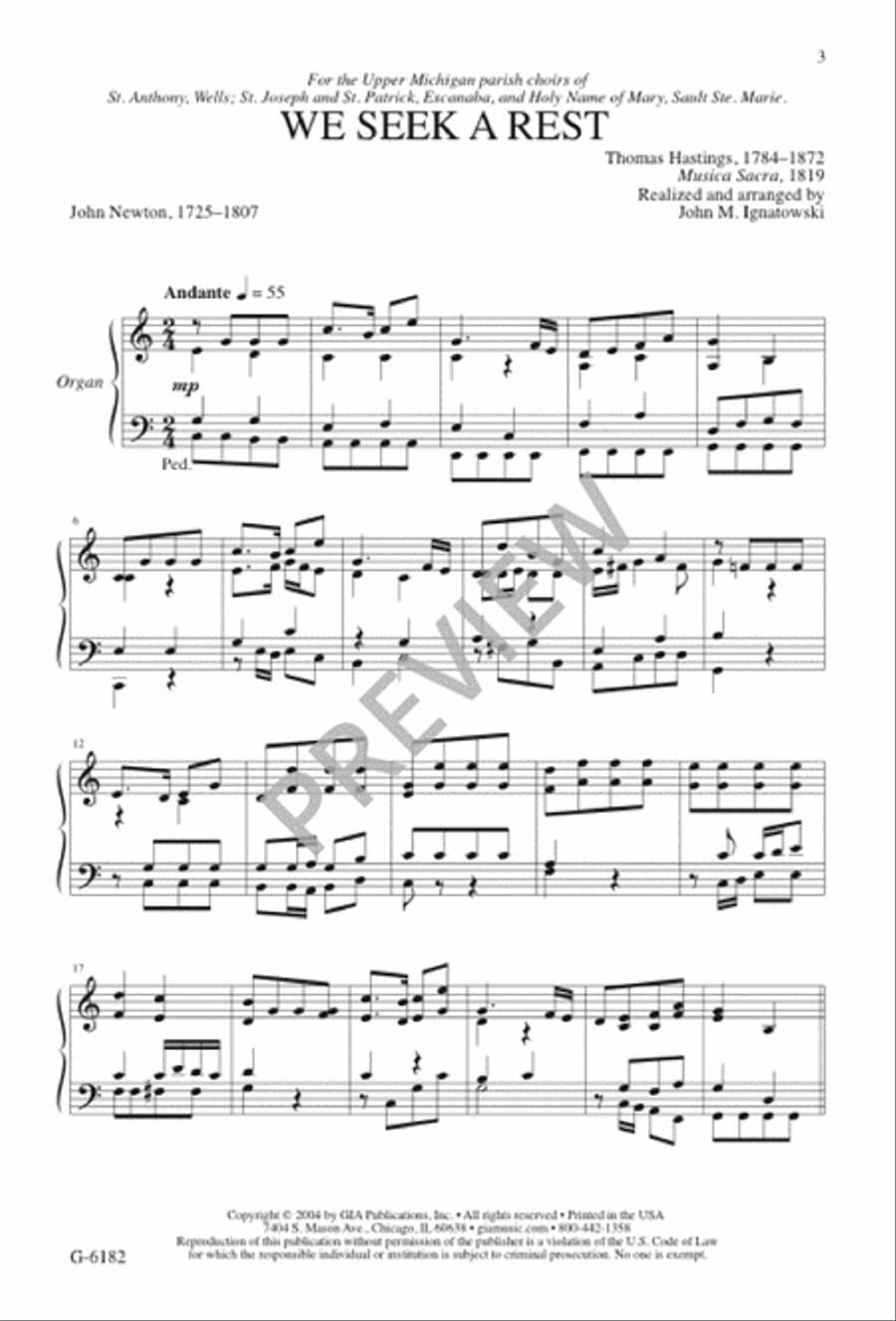 We Seek a Rest We Seek a Rest 4-Part scores gallery preview page 3