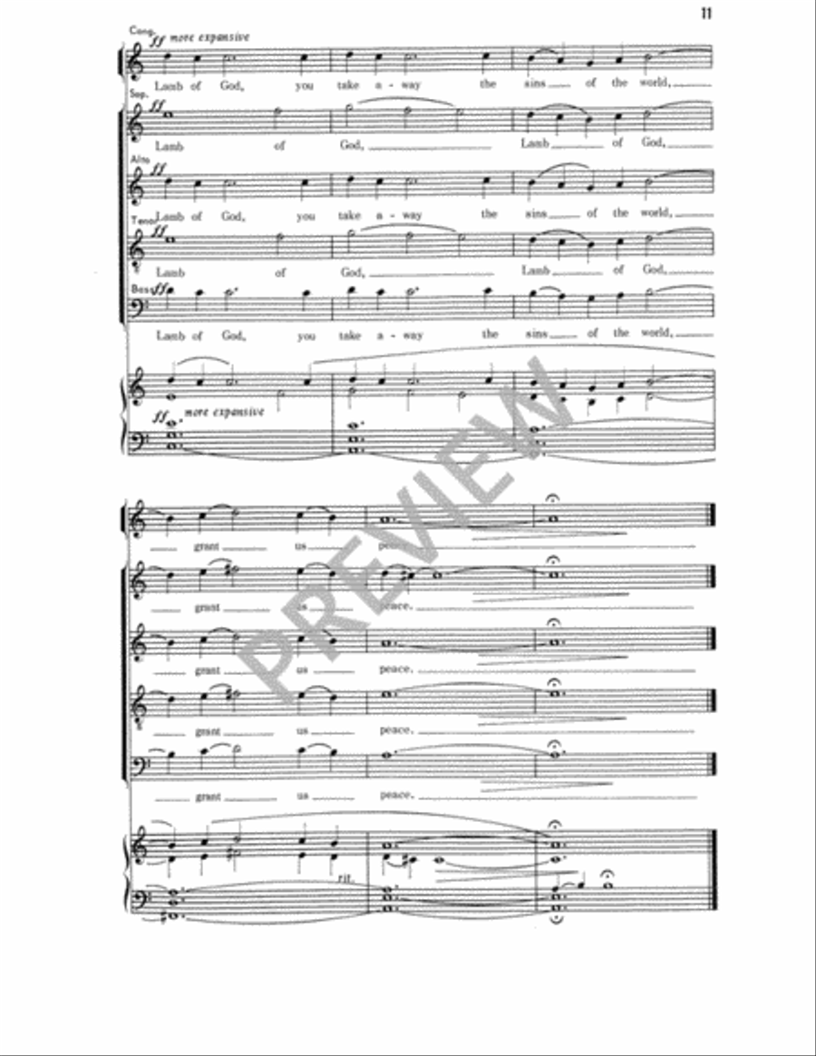 Communion Rite Communion Rite 4-Part scores gallery preview page 12