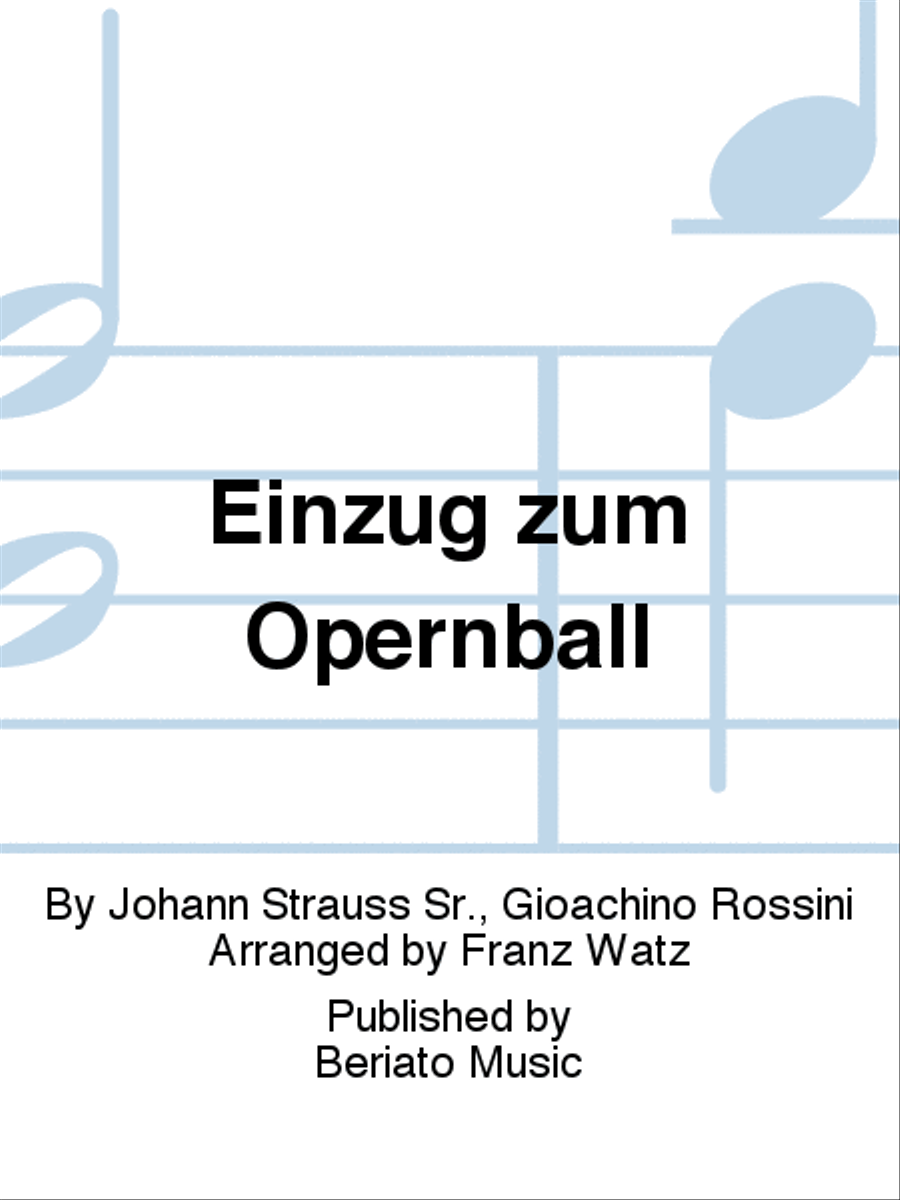 Einzug zum Opernball Einzug zum Opernball Concert Band scores gallery preview page 1