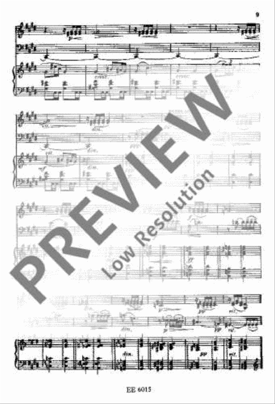 Piano Trio E minor Piano Trio scores gallery preview page 14