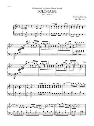 Polonaise in G minor, KK. IIa, No. 1