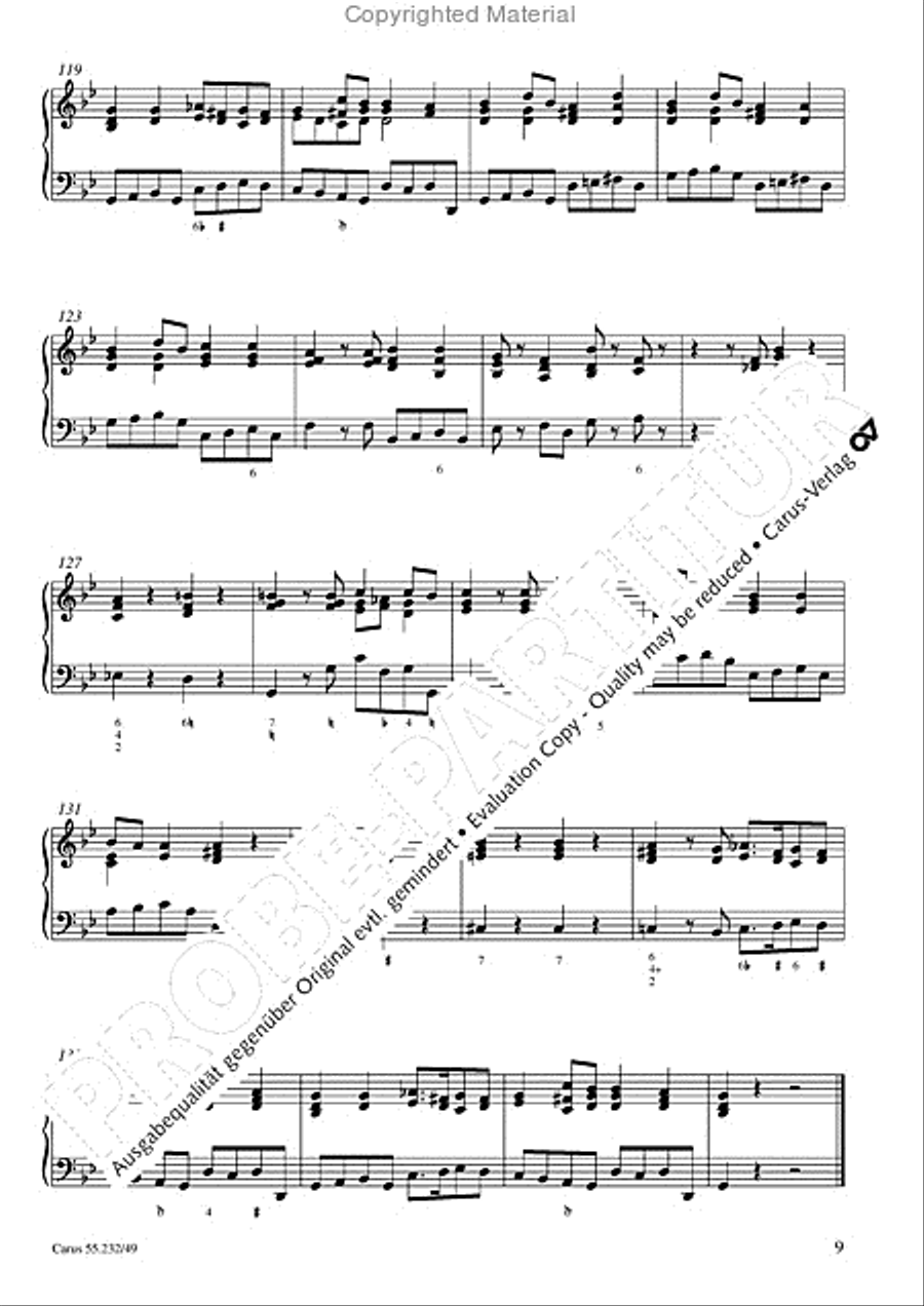 Dixit Dominus (The Lord said unto my Lord) Organ scores gallery preview page 12