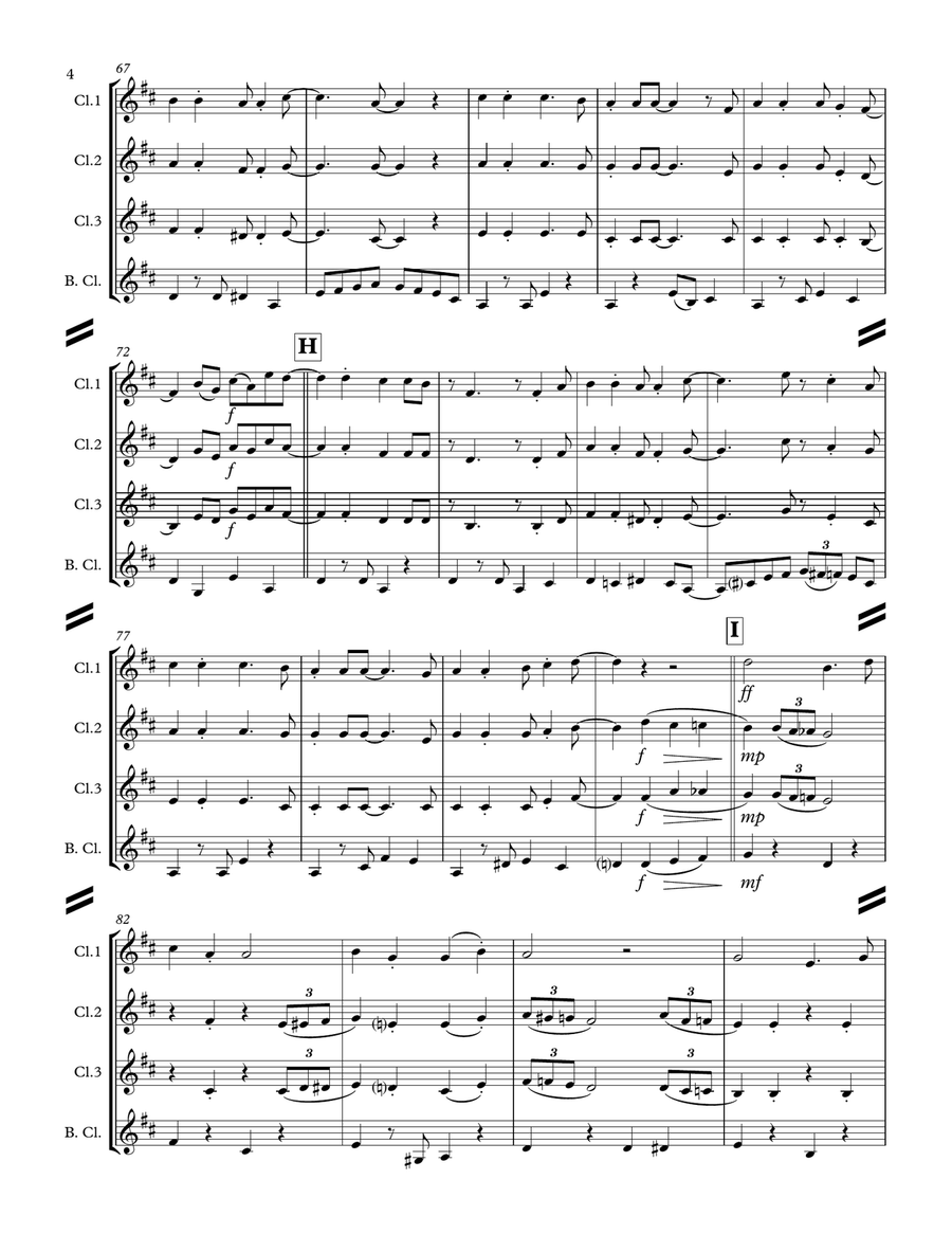 A Holly Jolly Christmas Woodwind Ensemble scores gallery preview page 5