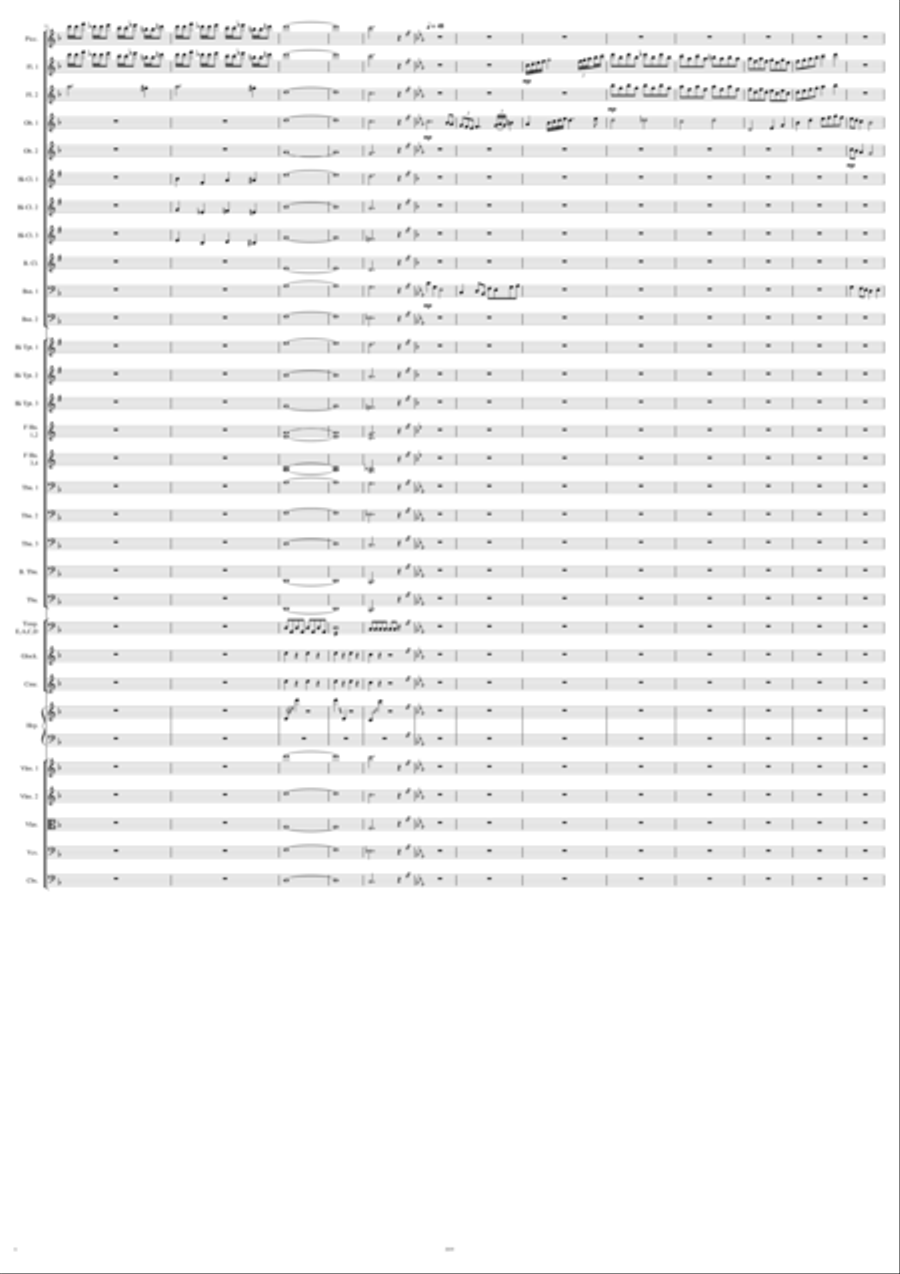 The Fallout The Fallout Full Orchestra scores gallery preview page 6
