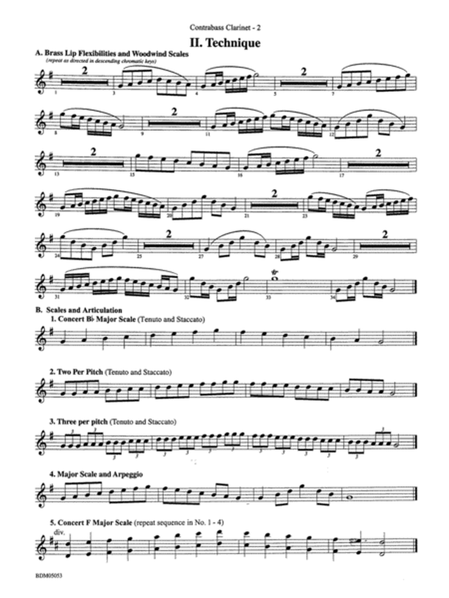 Symphonic Band Clinic: E-flat Contrabass Clarinet