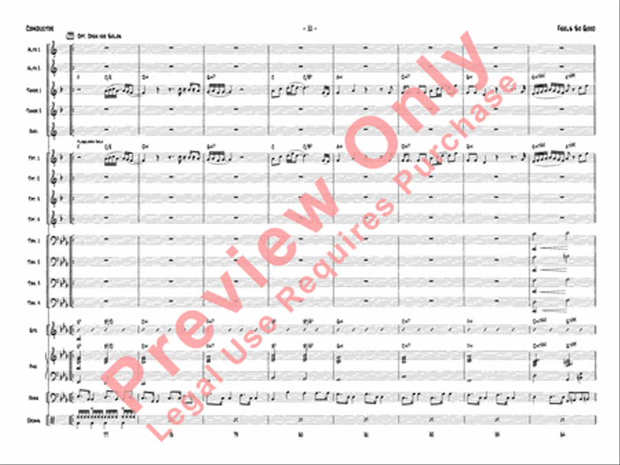 Feels So Good Jazz Ensemble scores gallery preview page 14
