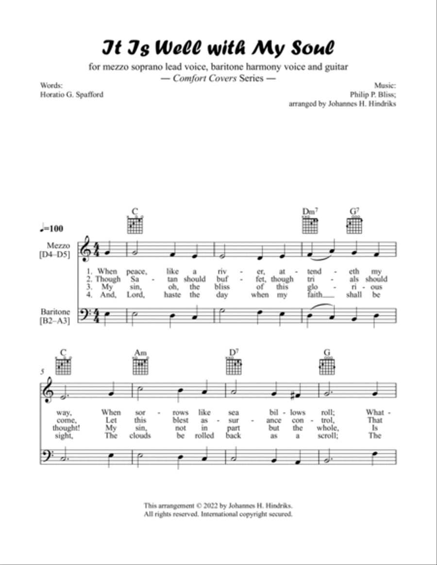 It Is Well With My Soul Piano scores gallery preview page 2