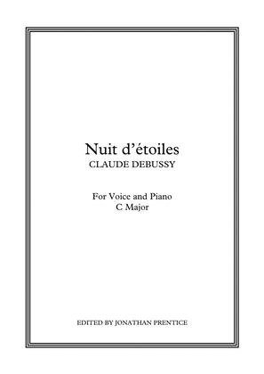 Book cover for Nuit d'étoiles (C Major)