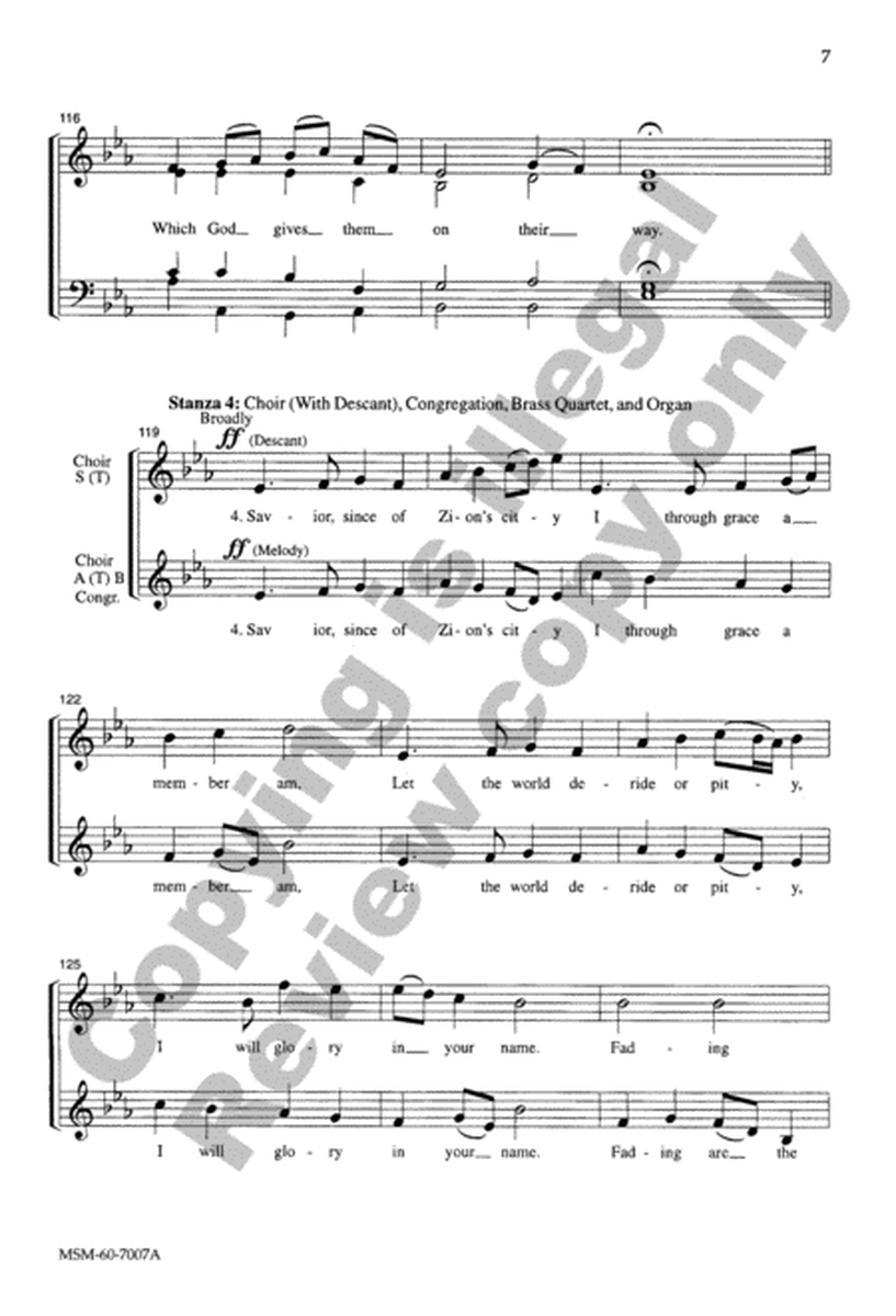 Glorious Things of You Are Spoken (Choral Score) image number null