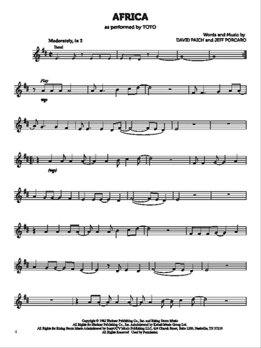 Best of Pop - Trumpet Trumpet Solo scores gallery preview page 2