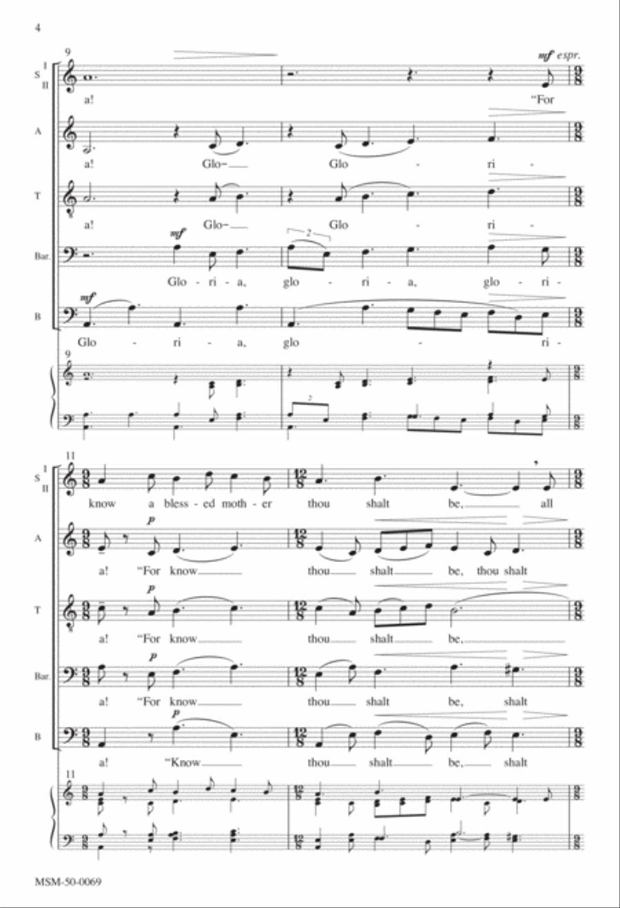Gabriel's Message A Cappella scores gallery preview page 3
