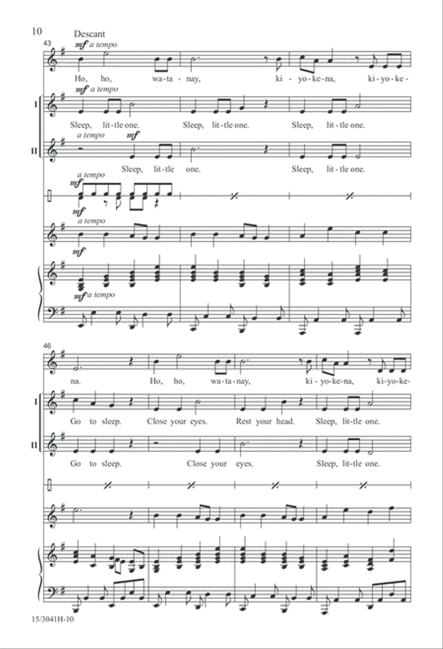 Ho, Ho, Watanay Ho, Ho, Watanay 2-Part scores gallery preview page 10