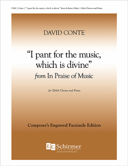 I pant for the music, which is divine