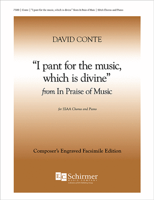 Book cover for In Praise of Music: I pant for the music, which is divine