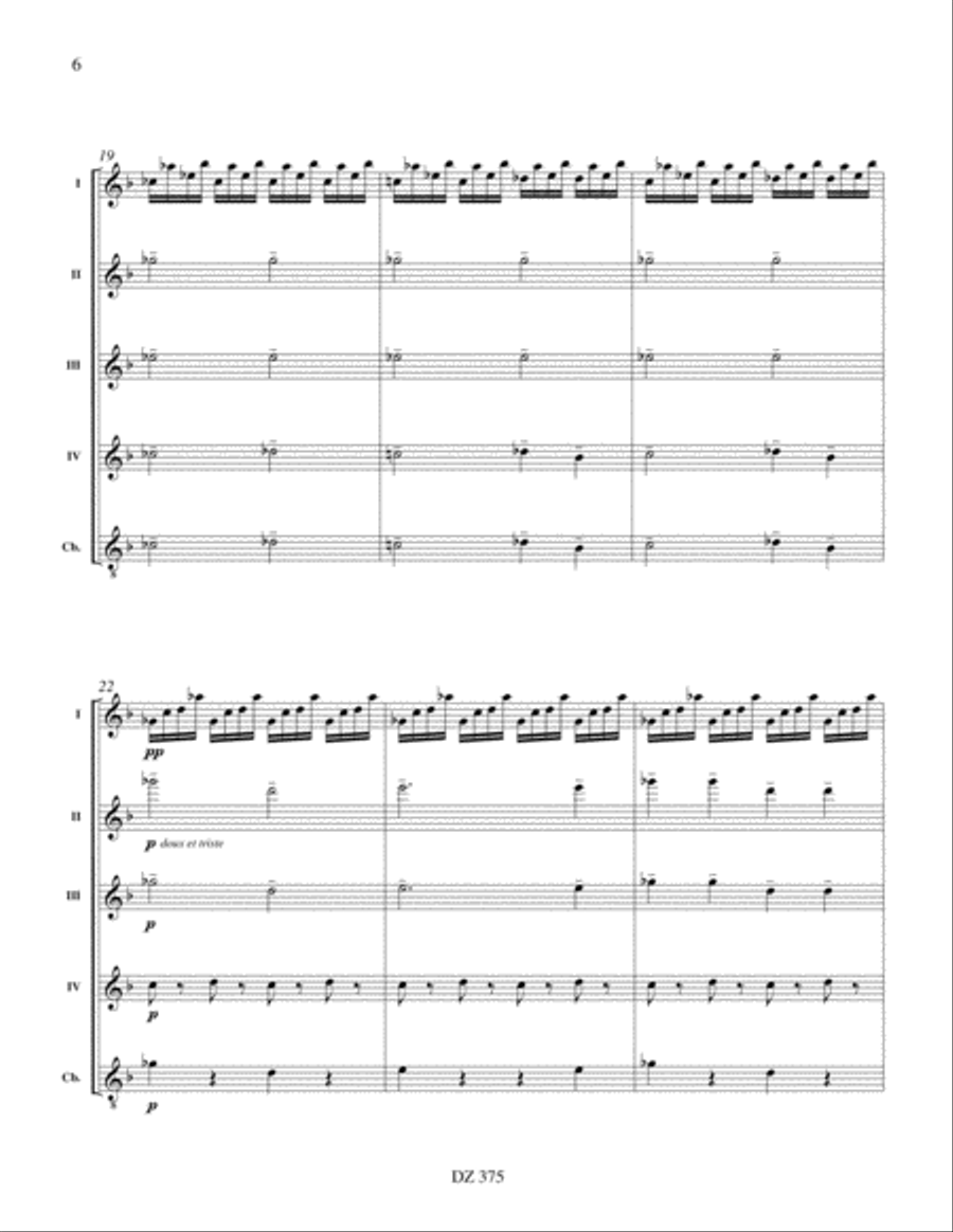 The Snow is Dancing Guitar Ensemble scores gallery preview page 6