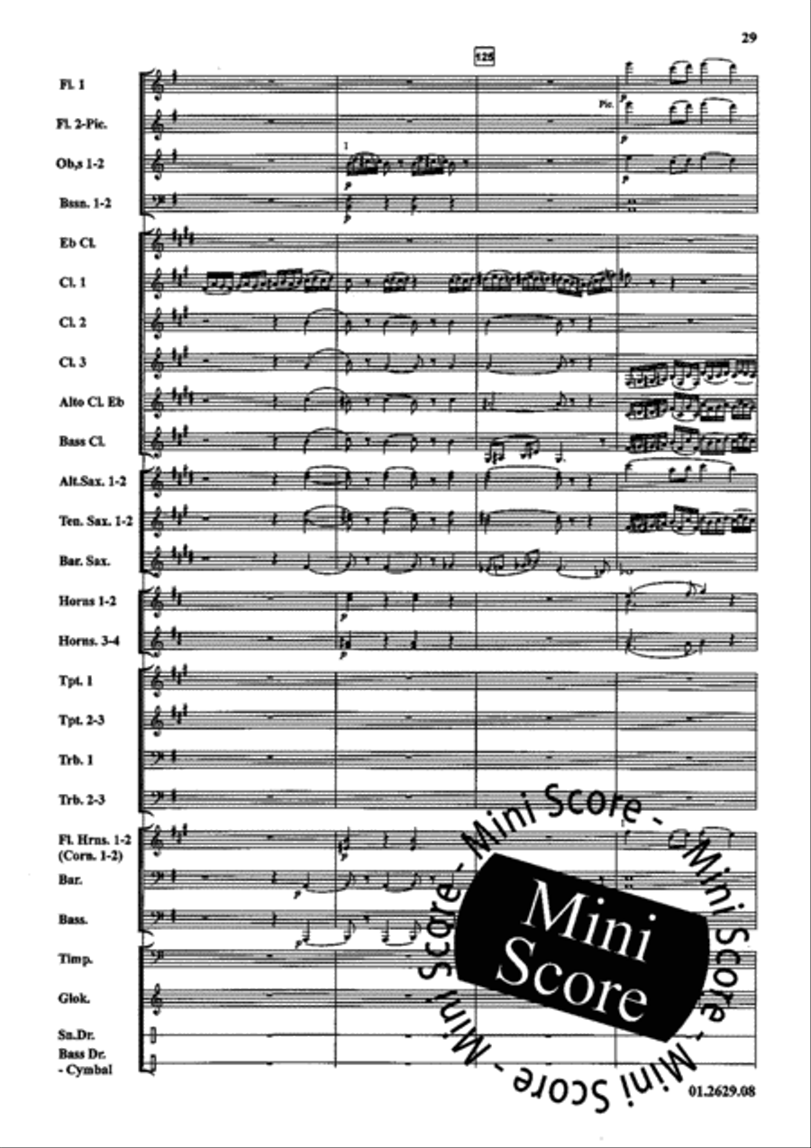 Musica Para Banda Concert Band scores gallery preview page 33