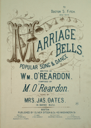 Marriage Bells. Popular Song & Dance