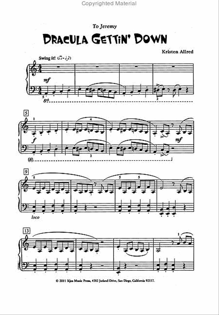 Monster Jam Easy Piano scores gallery preview page 4
