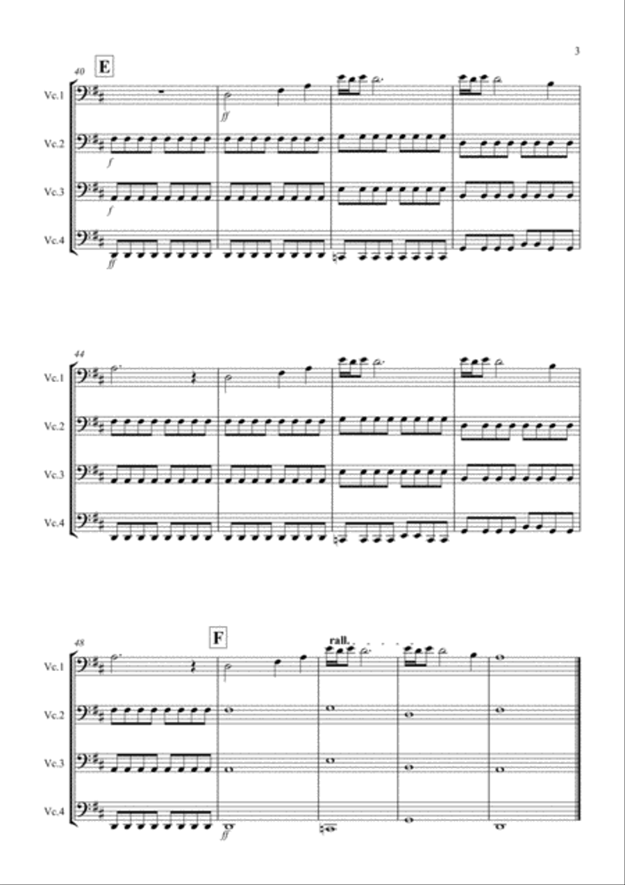 Hey Jude Cello Solo scores gallery preview page 3