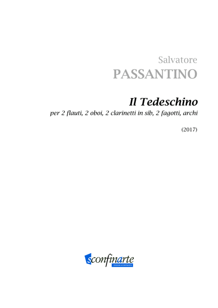 Salvatore Passantino: IL TEDESCHINO (ES-21-035) - Score Only
